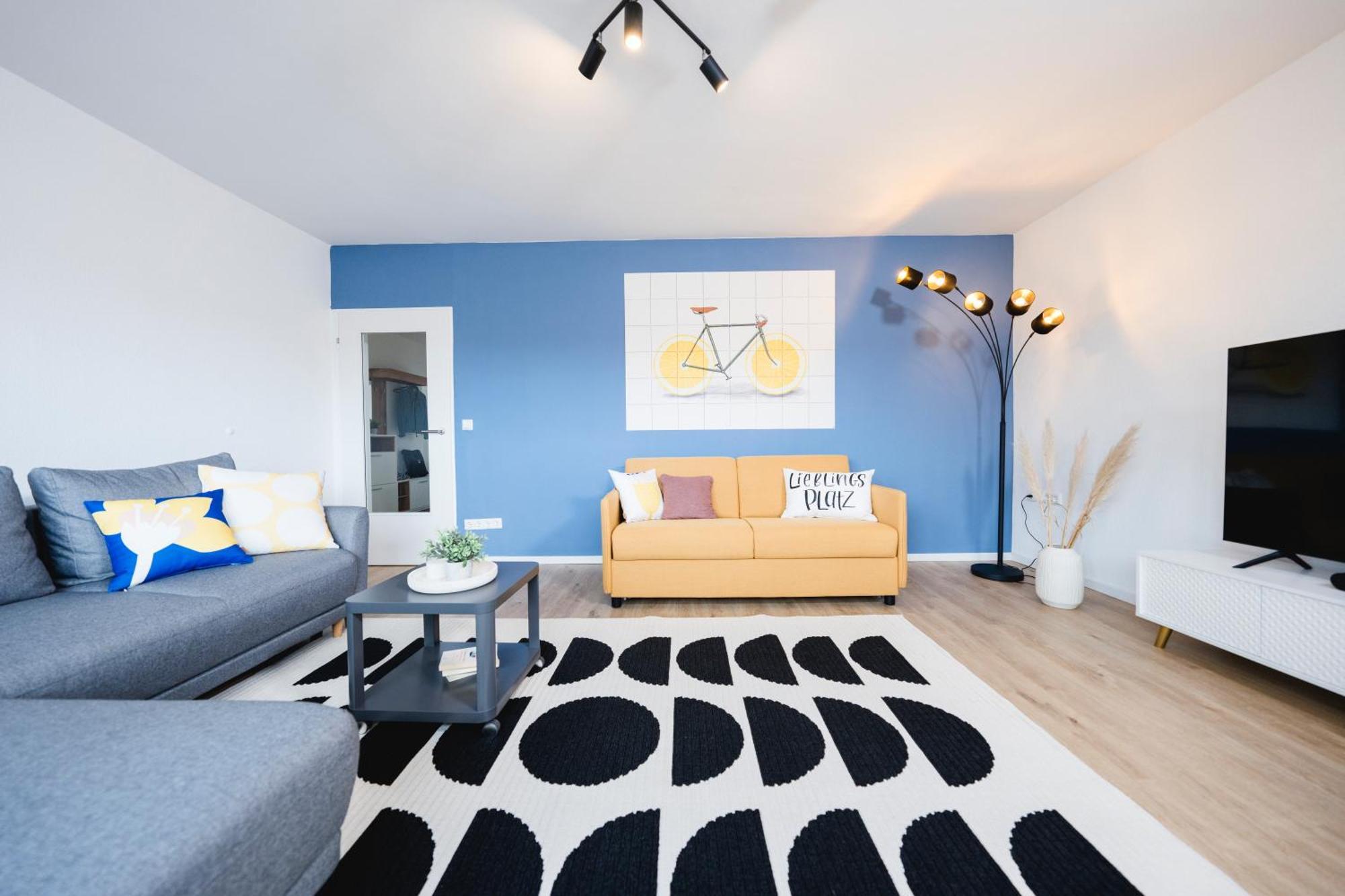 Stadtrand Oase Karlsruhe Mit Balkon Exteriör bild